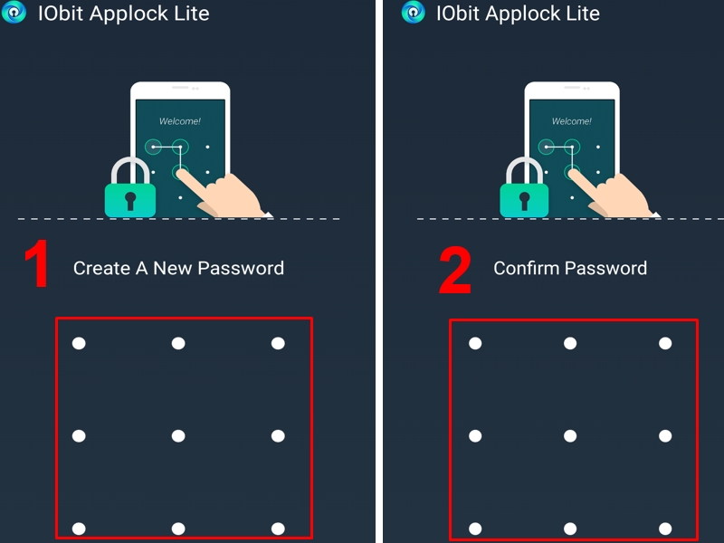 Thiết lập mật khẩu trong IObit Applock